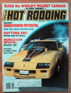 POPULAR HOT RODDING 1985 JUNE - GS400, BLOWN CAMARO, WILLYS